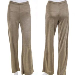 Missoni Pull On Wide Leg Casual Pants Beige